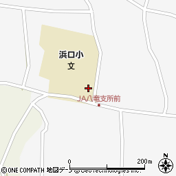 三種町役場浜口地区館周辺の地図