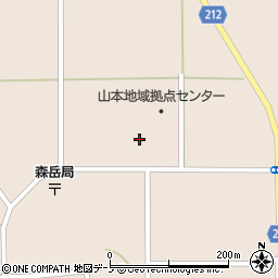 三種町役場山本支所　地域生活係周辺の地図