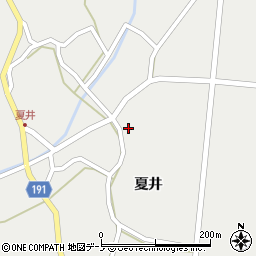 秋田県鹿角市八幡平夏井144周辺の地図