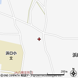 秋田県三種町（山本郡）浜田（砂崎）周辺の地図