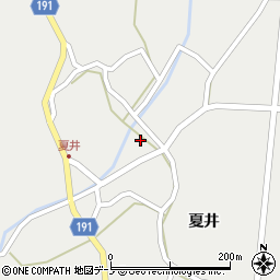 秋田県鹿角市八幡平夏井71周辺の地図