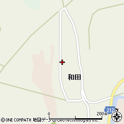 秋田県山本郡三種町豊岡金田和田193周辺の地図