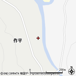 岩手県八幡平市作平224周辺の地図