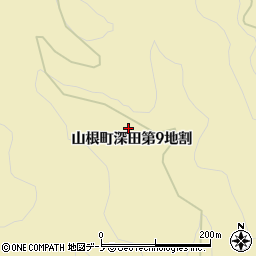岩手県久慈市山根町深田（第９地割）周辺の地図