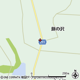 秋田県山本郡三種町鵜川餅の沢153周辺の地図