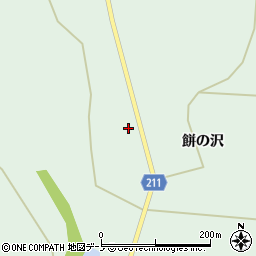 秋田県山本郡三種町鵜川餅の沢145周辺の地図