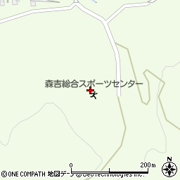 森吉総合スポーツセンターテニスコート周辺の地図