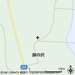 秋田県山本郡三種町鵜川餅の沢53周辺の地図