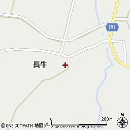 秋田県鹿角市八幡平長牛50周辺の地図
