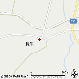 秋田県鹿角市八幡平長牛48周辺の地図