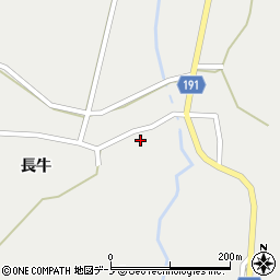 秋田県鹿角市八幡平長牛17周辺の地図