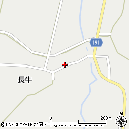 秋田県鹿角市八幡平長牛16周辺の地図