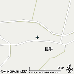秋田県鹿角市八幡平長牛100周辺の地図