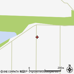 秋田県三種町（山本郡）浜田（沼下）周辺の地図