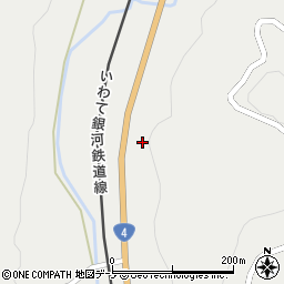 岩手県一戸町（二戸郡）小繋（東田子）周辺の地図