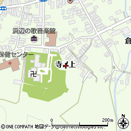 秋田県北秋田市米内沢寺ノ上周辺の地図