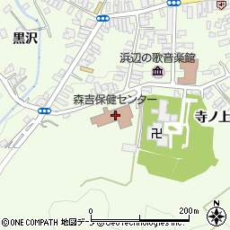 北秋田市森吉生活支援ハウス指定通所介護事業所周辺の地図
