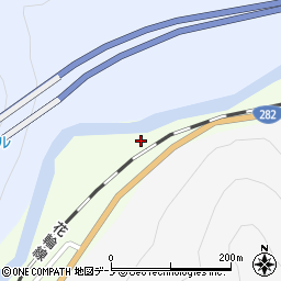 岩手県八幡平市赤平周辺の地図