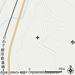 岩手県二戸郡一戸町小繋周辺の地図