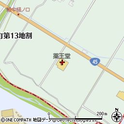 薬王堂　岩手野田店周辺の地図