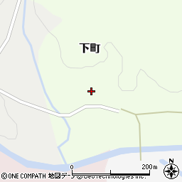 岩手県八幡平市下町周辺の地図