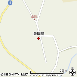 金岡郵便局周辺の地図