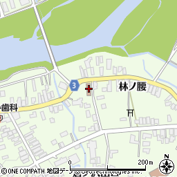 米内沢郵便局周辺の地図