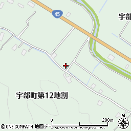 岩手県久慈市宇部町第１２地割周辺の地図
