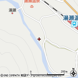 秋田県鹿角市八幡平湯瀬湯端53周辺の地図