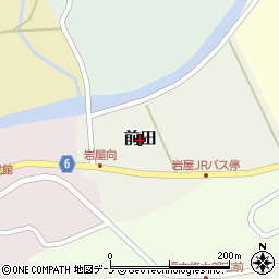 岩手県八幡平市前田周辺の地図