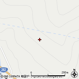 秋田県鹿角市八幡平湯瀬大岩井周辺の地図