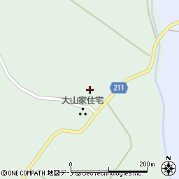 秋田県三種町（山本郡）鵜川（飯塚）周辺の地図