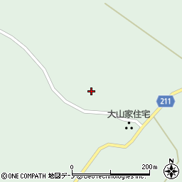 秋田県三種町（山本郡）鵜川（飯塚台）周辺の地図