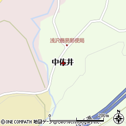岩手県八幡平市中佐井周辺の地図