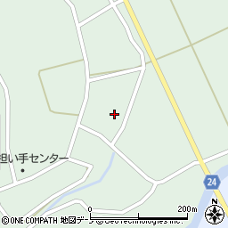 秋田県北秋田市三里屋布岱59周辺の地図