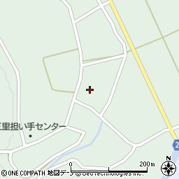 秋田県北秋田市三里屋布岱61周辺の地図