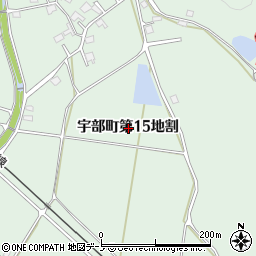 岩手県久慈市宇部町第１５地割周辺の地図