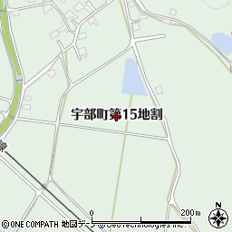 岩手県久慈市宇部町（第１５地割）周辺の地図