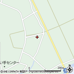 秋田県北秋田市三里屋布岱67周辺の地図