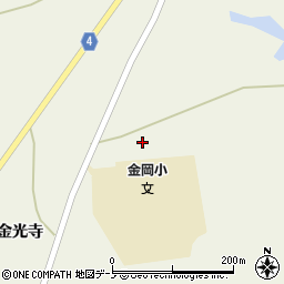 秋田県山本郡三種町豊岡金田茂呂沢周辺の地図
