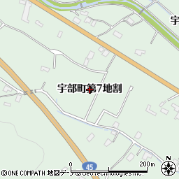 岩手県久慈市宇部町（第７地割）周辺の地図