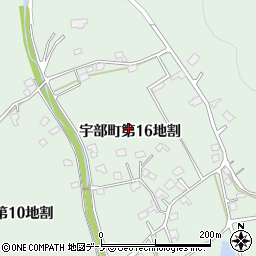 岩手県久慈市宇部町第１６地割周辺の地図