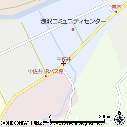 中佐井周辺の地図