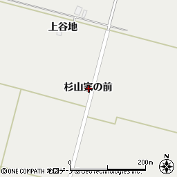 秋田県鹿角市八幡平杉山家の前周辺の地図