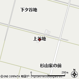 秋田県鹿角市八幡平上谷地周辺の地図
