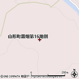 岩手県久慈市山形町霜畑（第１６地割）周辺の地図