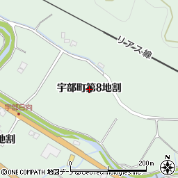 岩手県久慈市宇部町第８地割周辺の地図