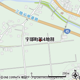 岩手県久慈市宇部町第４地割周辺の地図