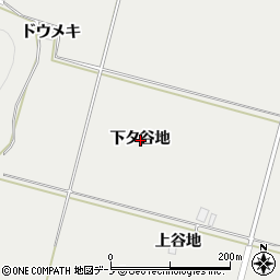 秋田県鹿角市八幡平下タ谷地周辺の地図