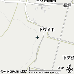 秋田県鹿角市八幡平三ケ田周辺の地図